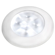Hella Marine Slim Line Led Enhanced Brightness Round Courtesy Lamp - White Led