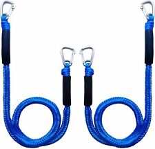 Bungee Boat Dock Line Mooring Rope With Two Stainless Steel Clips And Foam 2pcs