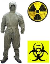 Ex-army Protective Rubber Survival Coverall Suit Reusable Nbc Virus Waterproof