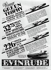 1928 Evinrude Outboard Motor Original Florida California Racing Print Ad