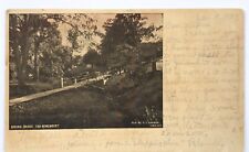 Postcard Lima Ny Spring Bridge Sepia New York H. F. Sanger 1907 Undivided 1900s
