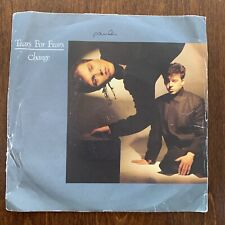 Tears For Fears - Change 7 45rpm Uk 1982 Picture Sleeve Solid Center