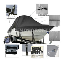 Boston Whaler 280 Vantage Duel Console Fishing T-top Hard-top Boat Cover Black