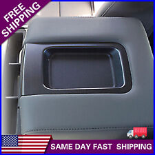 Leather Center Console Lid Armrest Cover For Silverado Sierra 14-18 Dark Gray Us