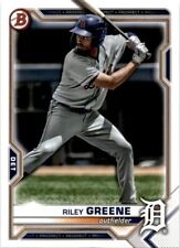 2021 Bowman Draft Prospect Riley Greene Bd-107 Detroit Tigers Rookie 