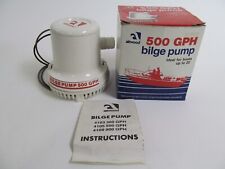 Vintage Attwood 500 Gph Bilge Pump 4105-4 With Box Instructions Used