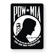 Pow Mia Vinyl Decal Bumper Window Sticker Military United States Army Marines