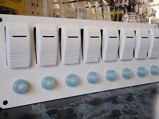 Switch Panel White Carling Contura 8 Switches Lighted Onoff Rr-81-wh V1d1 Vvcmy