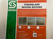 Fiberglass Woven Roving Cloth Plain Weave 6oz 39 X 36