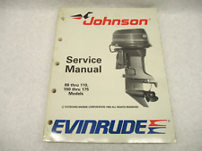 1989 Evinrude Johnson Outboard Service Repair Manual 88-110 150-175 Hp Ce Cross