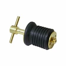 1 Inch Twist-in Style - Brass Rubber - Boat Drain Plug - Livewell Transom