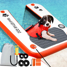 Extra Wide Dog Boat Ramp Pool Ladder Floating Dog Water Ramp For Pool Dock B