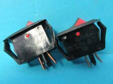 2 New Carling Ra901911t85 Panel Mount Snap-in Rocker Switch 16a 125vac 10a 250v
