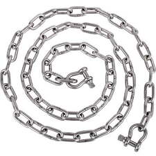 Boat Anchor Chain Stainless Steel Chain 6 Ft 14 In Shackles For Boats