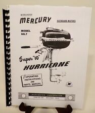 Mercury Kg-7 Super-10 Hurricane Operator Parts Manual