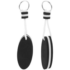 2pcs Black Floating Keychains For Water Sports And Boats