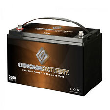 12v 110ah Group 30 Deep Cycle Agm Marine Battery For Trolling Motor