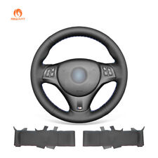 Black Artificial Leather Steering Wheel Cover For Bmw 135i F81 3 Series E90 M3