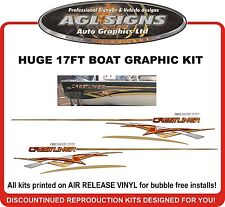 Huge Boat Graphic Stripe Fits Crestliner Fish Hawk 1750 Sportfish