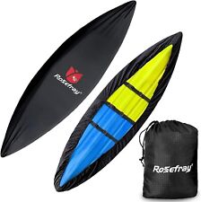Rosefray Waterproof Kayak Cover Thickened Marine Canoe Cover Medium 10.8 - 12ft