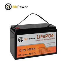 12v 100ah Lifepo4 Deep Cycle Lithium Rechargeable Battery For Rv Solar System