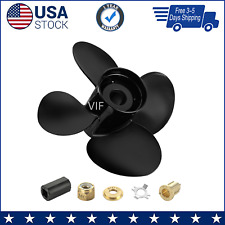 13.4x 15 48-8m8026580 Outboard Boat Propeller Fit Mercury 40-140hp 15 Tooth Rh