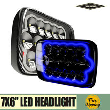 7x65x7 Led Headlight Hi-lo Drl Beam Sealed Lamp For Nissan Pickup Hardbody Pair