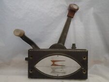 1960s Evinrude Side Mount 2-lever Remote Control Box Assy Motor Outboard Boat