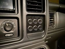 Silverado Sierra Switch Panel 6 White Led Switches Nbs 1999-2007 Gmc Chevrolet
