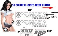 Yamaha Outboard Engine Decals Kit Stickers Decal 350 V8 Cowl 30 Color Options
