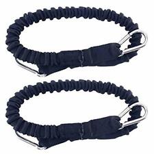 2 Pcs 24 Boat Marine Anchor Bungee Line Anchor Dock Line Bungee Cord Us Black