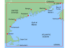 Garmin Bluechart Data Card - Mus500l Maine Through Cape Cod Gpsmap 276c278292