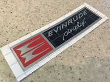 Evinrude Vintage Outboard Motor Control Box Decal Simplex Free Shipping
