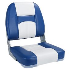 Northcaptain Deluxe Whitepacific Blue Low Back Folding Boat Seat 1 Seat