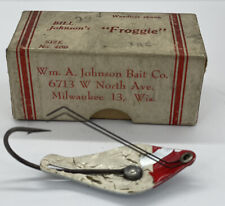 Vintage Bill Johnsons Froggie Seedless Spoon Lure Size No. 400 Original Box