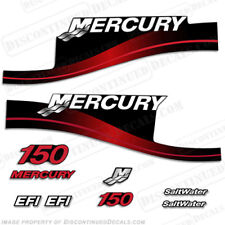Fits Mercury 150hp Efi Saltwater Series Outboard Decal Kit 1999-2004 - Red
