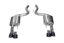 Corsa 3 Sport Axle Back Exhaust Twin 4 Black Tips For 18-21 Mustang Gt Coupe
