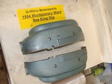 1954 53 Montgomery Ward Sea King 5hp Outboard Right Left Side Panel Cover Cowl
