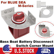 Bass Boat Battery Disconnect Switch Corner Mount For Blue Sea M-series - Rv Boat