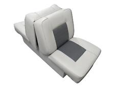 Back To Back Boat Lounge Seat Charcoal And Grey Replacement Marine Upholstery