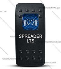 Labeled Contura Ii Rocker Switch Cover Only Spreader Lts Blue Lens