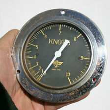 1940s Us Gauge Co. Kenyon Davis Type Vintage Knots Marine Boat Speedometer