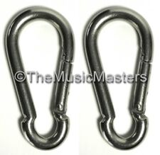 New 2 Stainless Steel 2 38 Spring Hook Boat Marine Rope Dock Line Chain Link