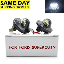 Led License Plate Light Housing For 99-16 Ford Superduty F250 F350 F450 F550 Us