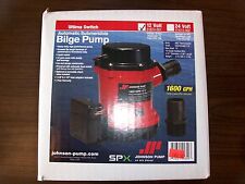 Johnson Pump 1600 Gph Ultima Bilge Pump Model 01674-001 Automatic Submersible