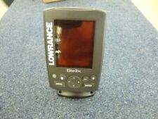 Lowrance Elite-3x Head Unit Only No Cord Tested