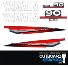Yamaha 90hp 2 Stroke Outboard Decalssticker Kit