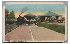 Nypn Railroad Train Station Depot Pocomoke Md Eastern Shore Vintage Postcard 2