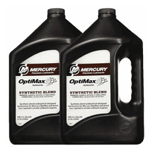 Genuine Mercury Optimaxdfi 2-cycle Outboard Oil 1 Gallon 92-858037k01 2 Pack