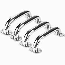 4pcs Marine 316 Stainless Steel Boat Handrail 9 Round Grab Handle Polished